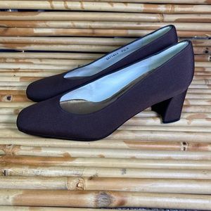 Stuart Weitzman Anny Heels Brown Womens Size 7.5